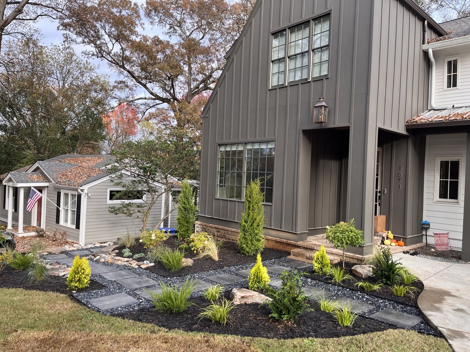 Front yard after renovation